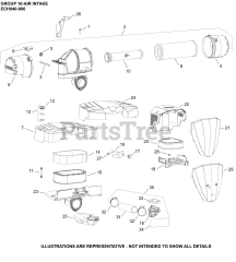 Kohler ECH940-3017 - Kohler Command PRO EFI Engine, Basic Version, 35hp 10 Air Intake