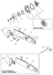 Echo CS-3400 - Echo Chainsaw (Type 1E) Clutch, Cutting Attachment, Tools
