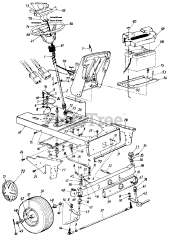 MTD 130-824H - MTD Lawn Tractor (1990)