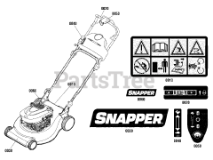 Snapper ERDV 16675EX (881585) - Snapper 16" Walk-Behind Mower