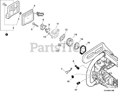 Echo CS-341 - Echo Chainsaw (SN: C23111001001 - C23111999999)