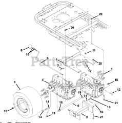 Great Dane 915601 (GD 2044) - Great Dane 44" Zero-Turn Mower, 20hp Kohler (SN: 000101 & Above)