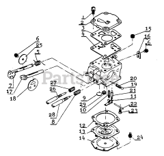 Echo CS-701 SVL - Echo Chainsaw Carburetor (2)