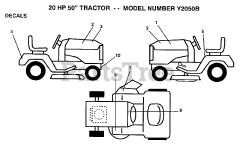 Electrolux/AYP Y 2050 B - Electrolux/AYP Lawn Tractor (1993)