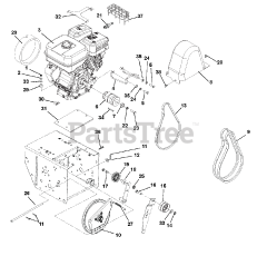 Ariens 926045 - Ariens 36" Power Brush, Subaru (SN: 040000 & Above)