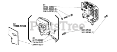 Shindaiwa T 27 - Shindaiwa String Trimmer Muffler
