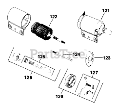 Kohler K301-47742 - Kohler K-Series Engine, Made for Wheel Horse, 12hp, 9kW Electric Start (Cont.) 11-10-37 (TP-2097)