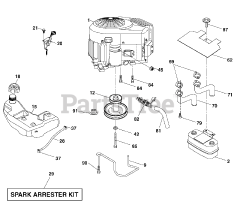 Snapper ST 2046 (2691202-00) - Snapper 46" Lawn Tractor, 20hp