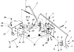 MTD 19485S - MTD 42" Snow Blade Assembly (1985)