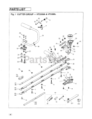 RedMax HT 2300 A - RedMax Hedge Trimmer (SN: 504661 - 660000) (1995-09)