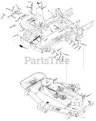 Scag STTII-61V-37BV-EFI - Scag Turf Tiger II 61" Zero-Turn Mower, 37hp Vanguard (SN: N1100001 - N1199999) STTII Cutter Deck Controls