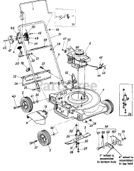 MTD 115-070-000 - MTD Walk-Behind Mower (1985) Parts03