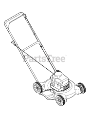 Yard Machines 11A-021G000 - Yard Machines 20" Walk-Behind Mower (2007)