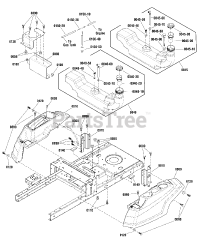 Simplicity 2691321-01 - Simplicity Courier 48" Zero-Turn Mower, 23hp Briggs & Stratton Body, Fuel Tank &amp; EVAP Group