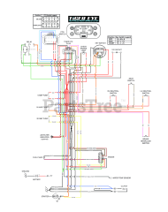 Scag STTII-61V-31DFI - Scag Turf Tiger II 61" Zero-Turn Mower, 31hp Kawasaki (SN: S9200001 - S9299999) (Rev 01) ELECTRICAL SCHEMATIC - KAWASAKI 31DFI