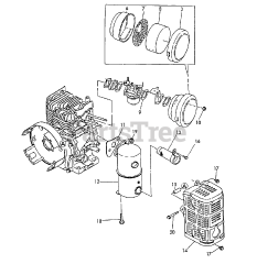 Echo EG-2300 - Echo Generator (SN: 03372 - 99999) Intake, Exhaust, Air Cleaner