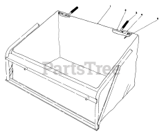 Toro 56150 (8-32) - Toro Professional Rear-Engine Riding Mower (SN: 007000001 - 007999999) (1987) Leaf Bag Model 59123? (for Use On Twin Bagger Grass Catcher Model No. 59122 Only) (optional)