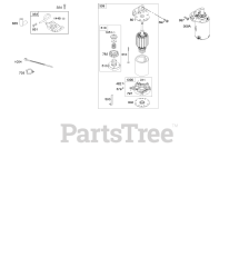 Briggs & Stratton 49G575-0110-E2 - Briggs & Stratton Vertical Engine Electric Starter, Ignition