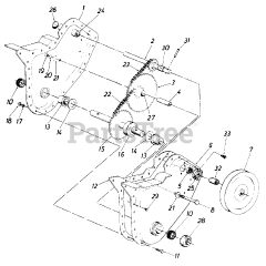 Cub Cadet 030 (217-030-100) - Cub Cadet Front-Tine Tiller (1987)