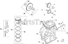 Kohler CH11-1612 - Kohler Command PRO Single Engine, Basic Version, 11hp, 8.2kW Crankcase 2-27-15