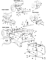 White Outdoor 190-058-190 - White Outdoor Rear Bagging Grass Catcher (1987)