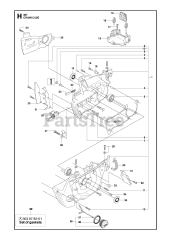 Husqvarna 357 XP - Husqvarna Chainsaw (2011-05) CRANKCASE