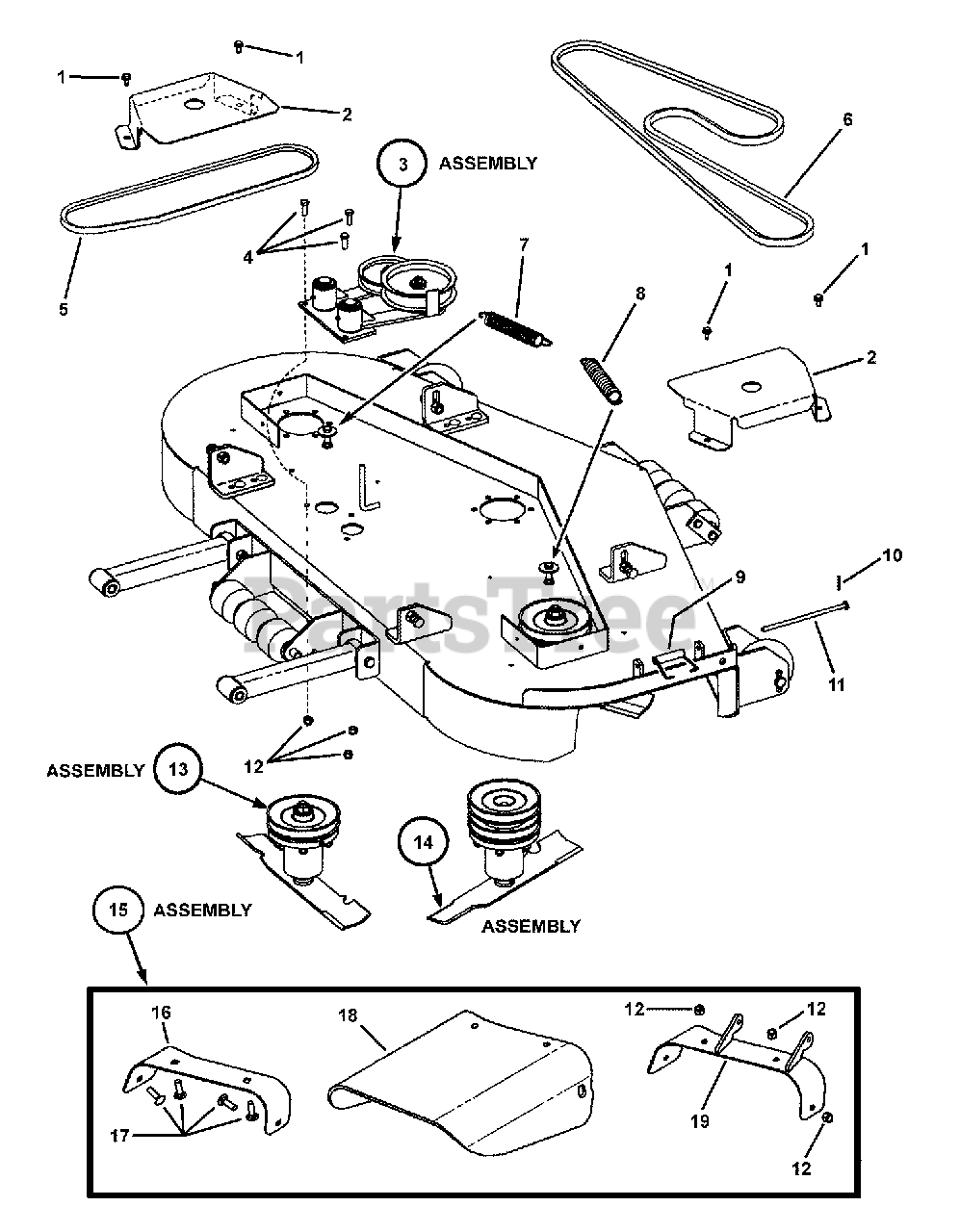 Snapper C-Belt Guide – OEM Part 7033417YP – New Old Stock For Mower Decks