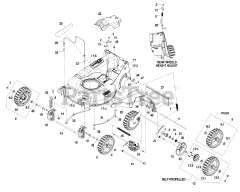 Exmark EC21KACA - Exmark 21" Commercial Walk-Behind Mower, Kawasaki, CARB (SN: 850000 - 919999) (2010)