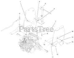 Toro 72115 (270-H) - Toro Lawn & Garden Tractor (SN: 099000001 - 099999999) (1999) Cruise Control Assembly