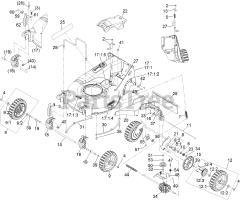 Exmark ECX180GKA210BC - Exmark 21" X-Series Walk-Behind Mower, Kawasaki FJ180V (SN: 416150475 - 417930745) (Rev A) (2024)