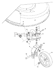Ariens 911052 (LM 216 SP) - Ariens 21" Self-Propelled Walk-Behind Mower, 5.5hp Tecumseh (SN: 012001 - 022500)