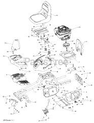 Weed Eater WE 261 (960240001-00) - Weed Eater Lawn Tractor (2009-12)