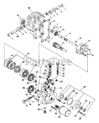 Ariens 931034 - Ariens Grand Sierra Garden Tractor, 20hp Kohler, Hydro (SN: 004001 - 004533)