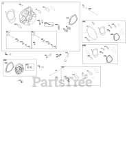 Briggs & Stratton 25T237-0325-H7 - Briggs & Stratton Horizontal Engine Cylinder Head Group