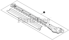 Echo SHC-2620 - Echo Shaft Hedge Trimmer (SN: U98815001001 - U98815999999) Cutting Head Kit