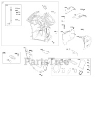 Briggs & Stratton 61H277-0010-E1 - Briggs & Stratton Horizontal Engine Cylinder Group