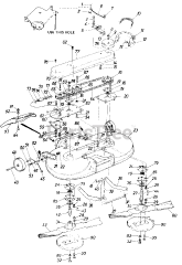 MTD 190-931-000 - MTD Mower Deck Assembly Only (1987)