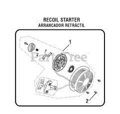 PowerStroke PS 903500 D (090079254) - PowerStroke 3500 Watt Generator General Assembly (RECOIL STARTER)