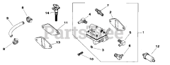 Kohler M20-49581 - Kohler Magnum Engine, Made for Vermeer, 20hp, 14.9kW Fuel Pump (Threaded) 14-15-5 (TP-2233-C)