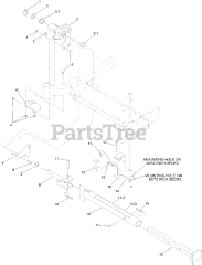 Toro 74925 TE (6000) - Toro 152cm Z Master Zero-Turn Mower, Side-Discharge Deck (SN: 404320000 - 999999999) Z Stand Assembly