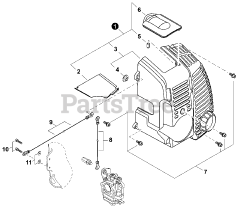 Shindaiwa EB 802 - Shindaiwa Backpack Blower (SN: P34313001001 - P34313999999)
