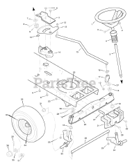 Briggs & Stratton 46378x62A - Briggs & Stratton 46" Garden Tractor (1996) (Home Base)