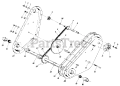 ServiStar 23832 (211-310-105) - ServiStar Tiller (1991) (American Hardware) Chain Case