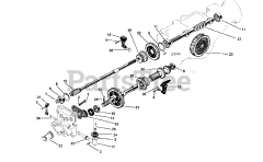 BCS America 605 - BCS America Two-Wheeled Tractor Gears (SN: 150739 &amp; Above)
