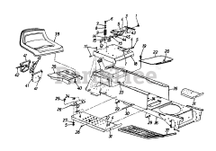 Yard Machines 14AS83AH000 - Yard Machines Garden Tractor (1997)