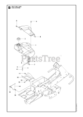 Husqvarna PR 17 AWD (966772701) - Husqvarna Swedish Riding Mower (2012-02) FUEL SYSTEM
