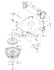 Husqvarna Z 560x (967678901-00) - Husqvarna 60" Zero-Turn Mower (2017-09) ENGINE MOUNTING, GUARDS &amp; MUFFLER