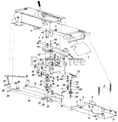 MTD 19930S - MTD 40" Snow Thrower Attachment (1985)