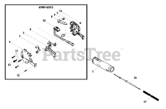 Shindaiwa M 2500 - Shindaiwa Multi-Tool Powerhead Throttle Lever