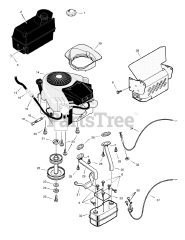 Murray 425604x18A - Murray 42" Lawn Tractor (2003) Engine Mount Assembly